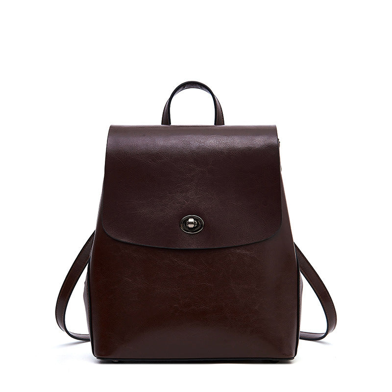 Women's Classy Leather Fashion Retro Style Backpacks