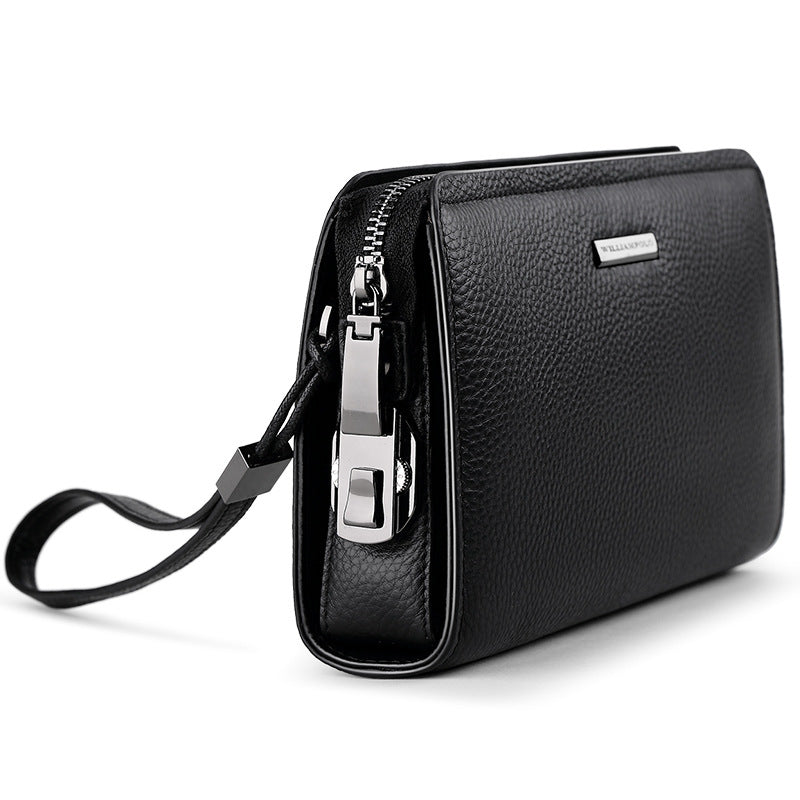 Men's Emperor Paul Genuine Leather Password Clutch Men's Handbags