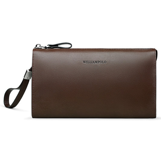 Men's Clutch Top Layer Cowhide Male Hand Leather Business Men's Handbags