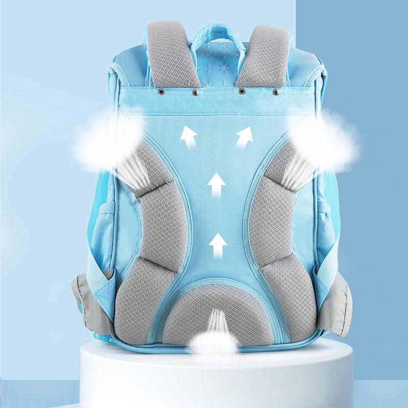Cartoon Frozen Waterproof Hard-wearing Large Capacity Elementary School Students' Schoolbags