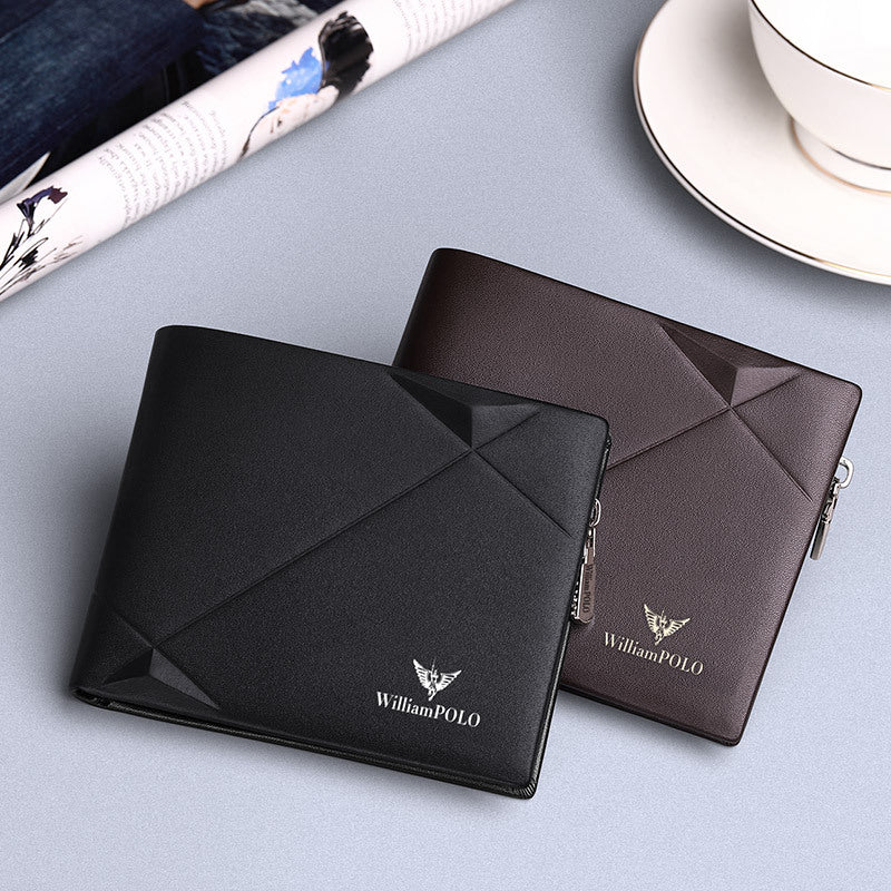 Men's Paul Male Genuine Leather Trendy Document Card Holder