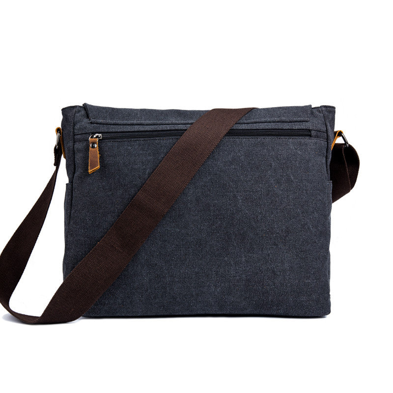 Popular Source Canvas Portable Unisex Computer Men's Shoulder Bags