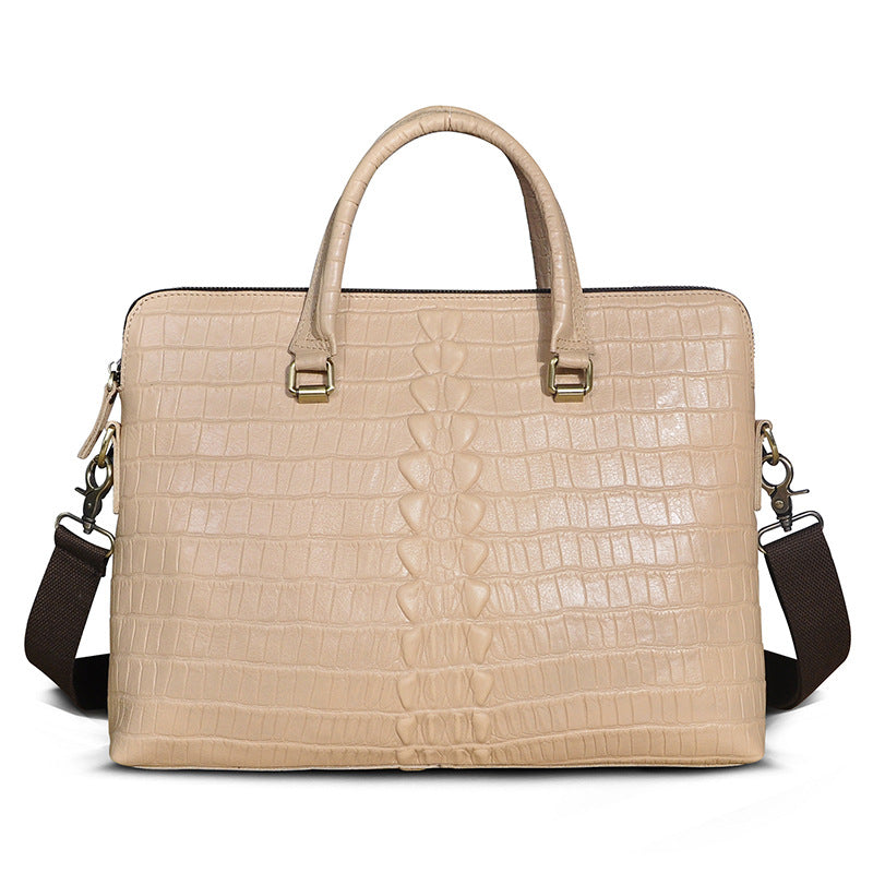 Men's Layer Oil Wax Skin Cowhide Original Single Men's Briefcases
