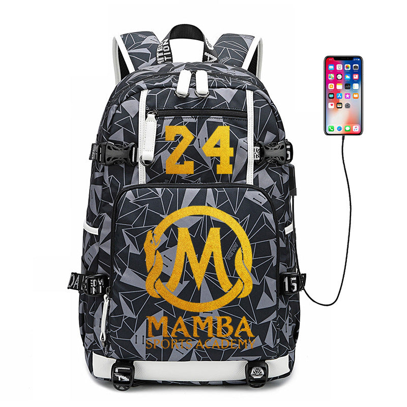 Memorial Kobe Black Mamba Junior High Backpacks
