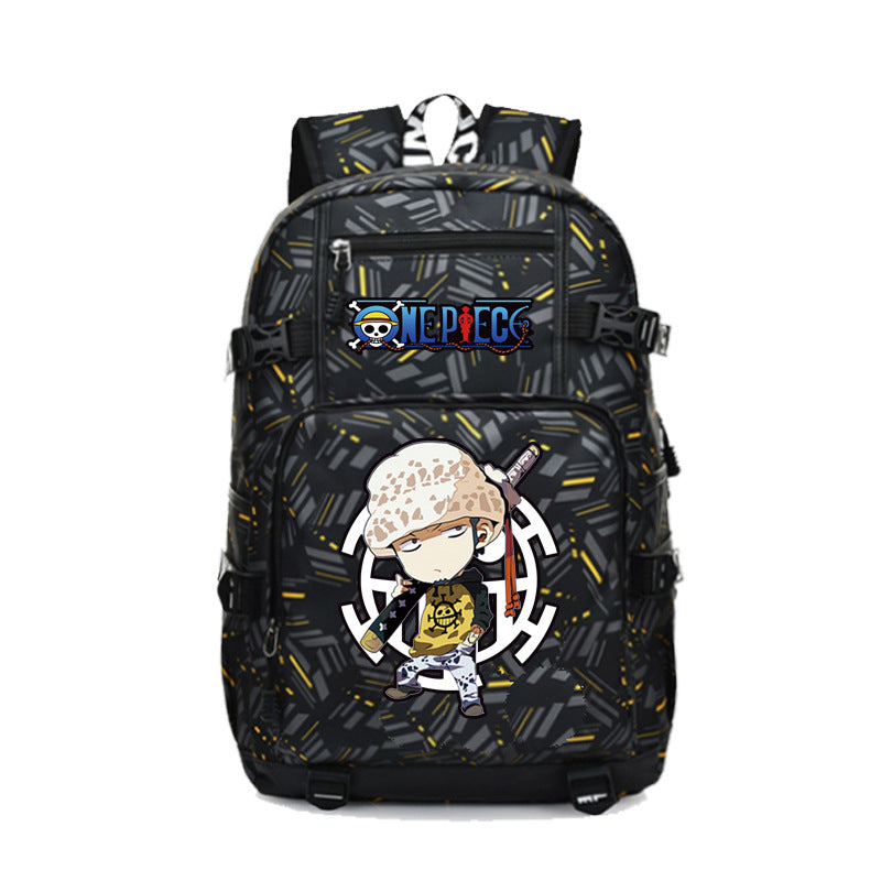 One Piece Anime Merchandise Ruff Luminous Backpacks