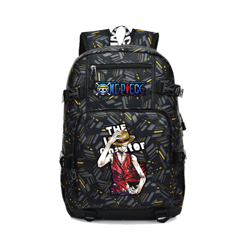 One Piece Anime Merchandise Ruff Luminous Backpacks