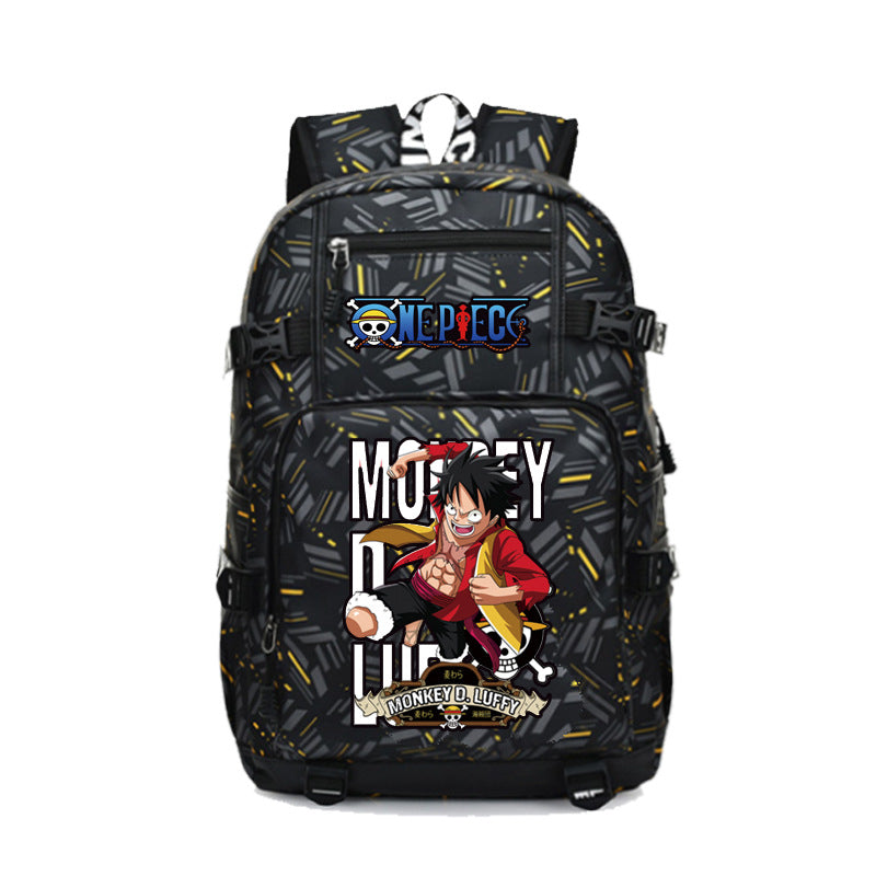 One Piece Anime Merchandise Ruff Luminous Backpacks