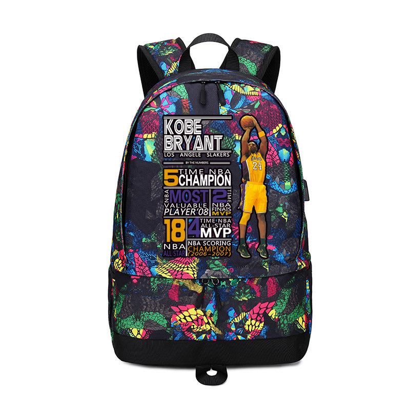 Mamba Kobe High Basketball Computer Large Backpacks