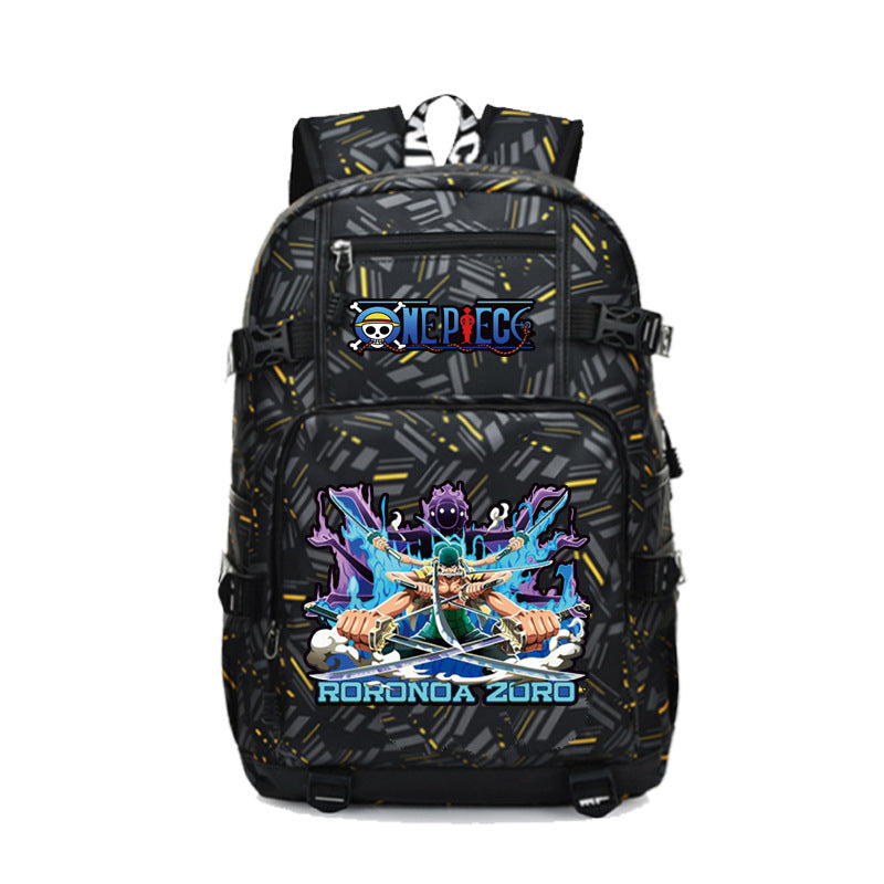 One Piece Anime Merchandise Ruff Luminous Backpacks