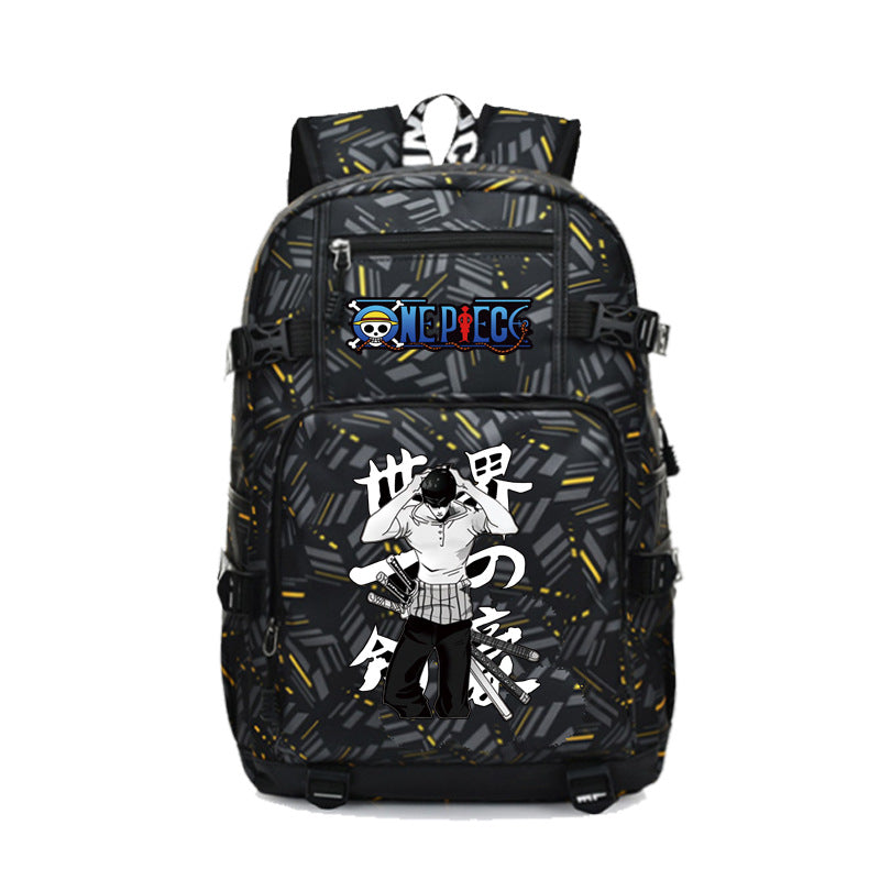 One Piece Anime Merchandise Ruff Luminous Backpacks