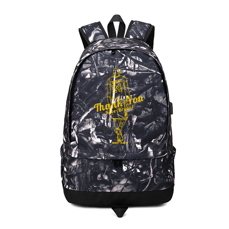 Mamba Kobe High Basketball Computer Large Backpacks