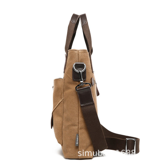 Glamorous Pretty Business Korean Style Canvas Men's Shoulder Bags