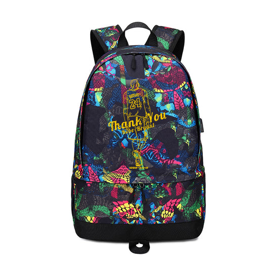 Mamba Kobe High Basketball Computer Large Backpacks