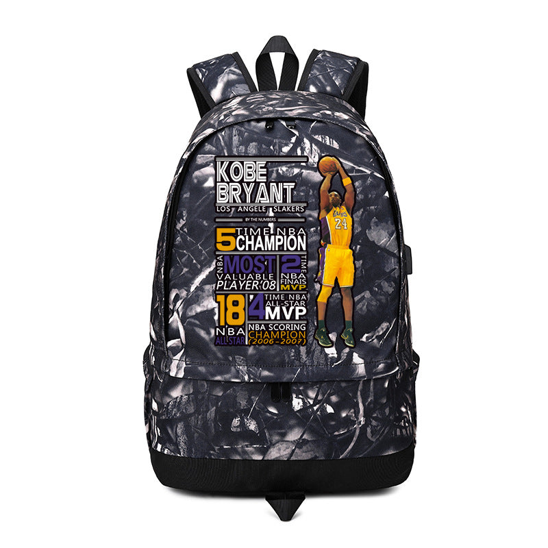 Mamba Kobe High Basketball Computer Large Backpacks