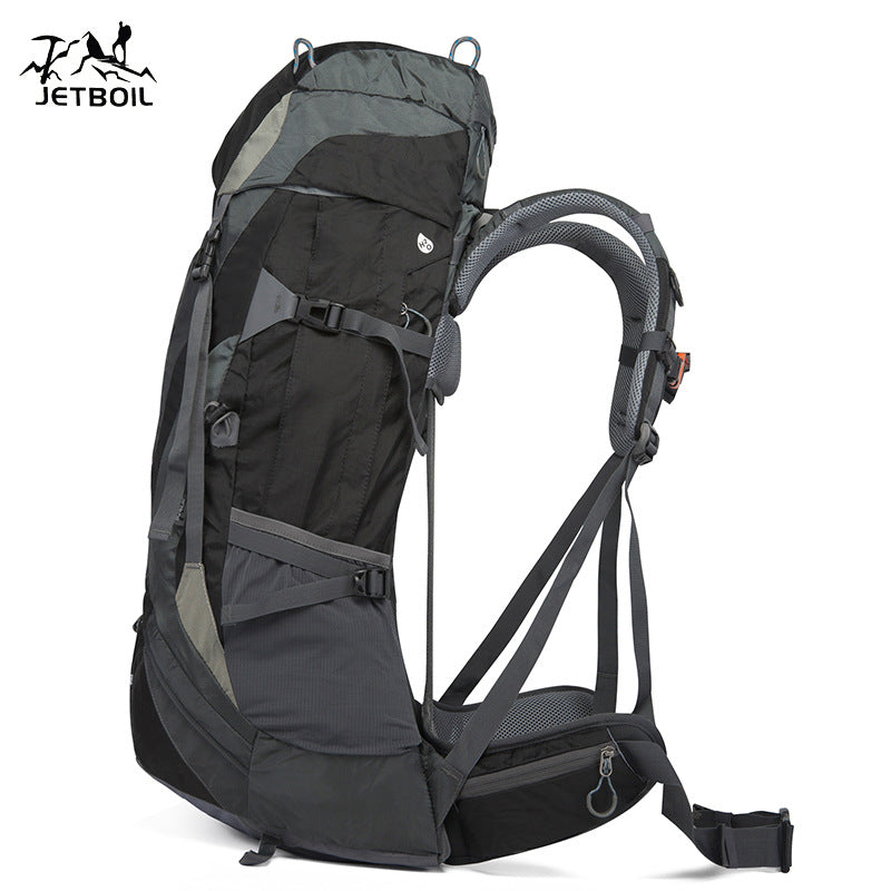 Men's Hiking With Rain Cover Large Capacity Backpacks