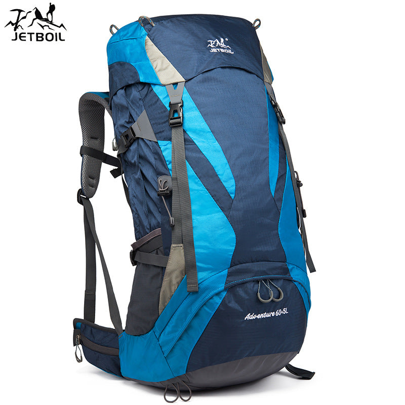 Men's Hiking With Rain Cover Large Capacity Backpacks
