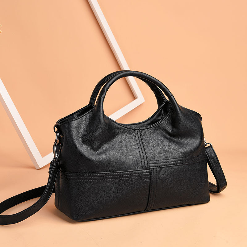 Women's Fashion Soft Leather Large Capacity Crossbody Bags
