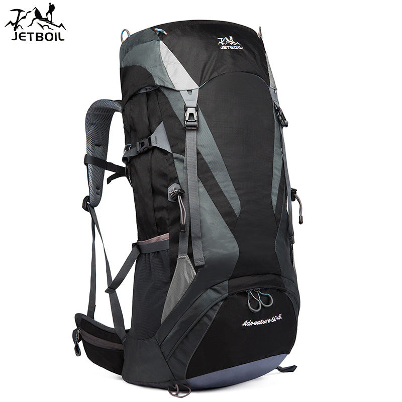 Men's Hiking With Rain Cover Large Capacity Backpacks