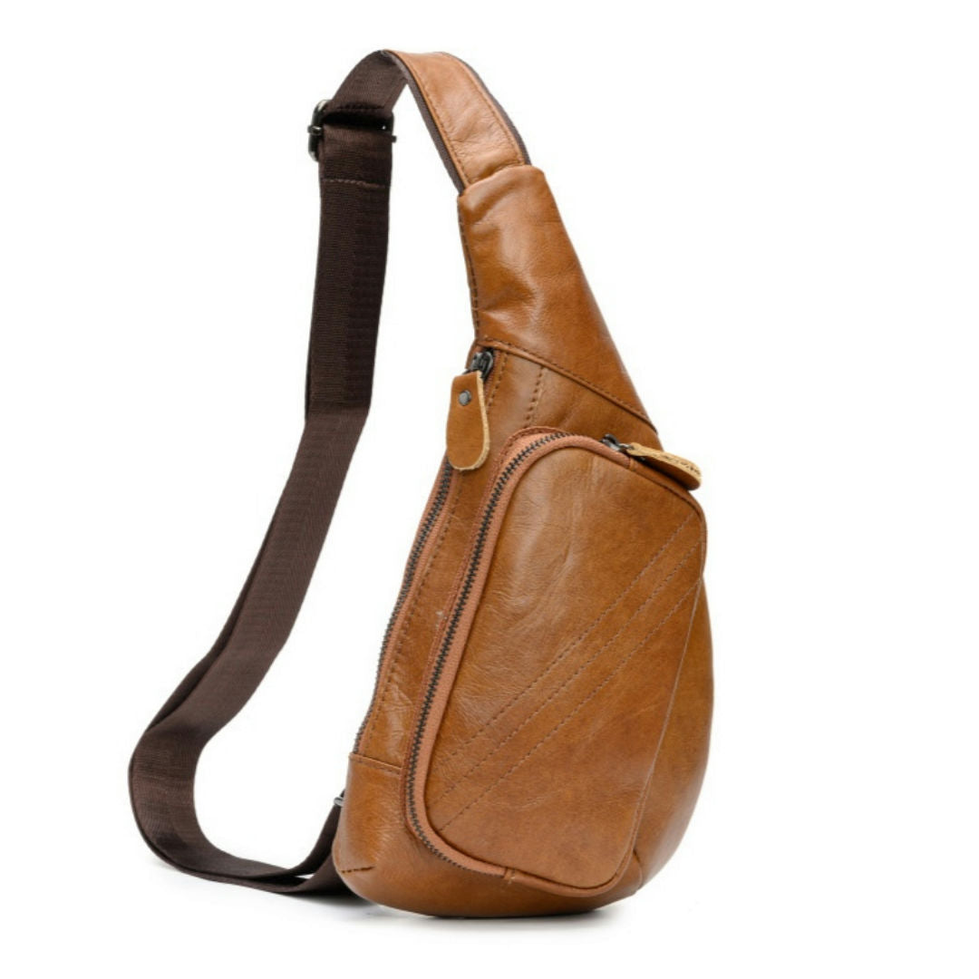 Men's Innovative Genuine Leather Cowhide Trendy Men's Messenger Bags