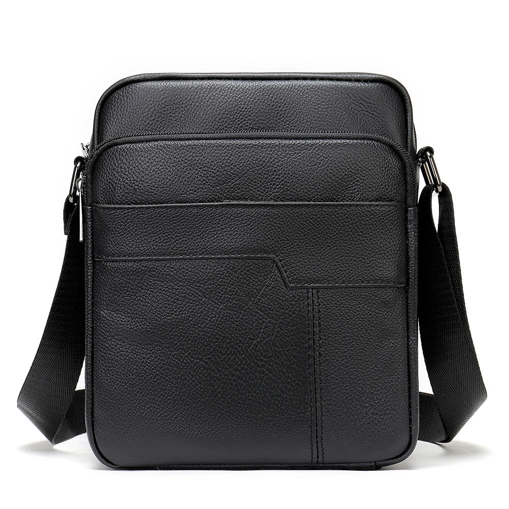 Men's First Layer Cowhide Leather Soft Men's Messenger Bags