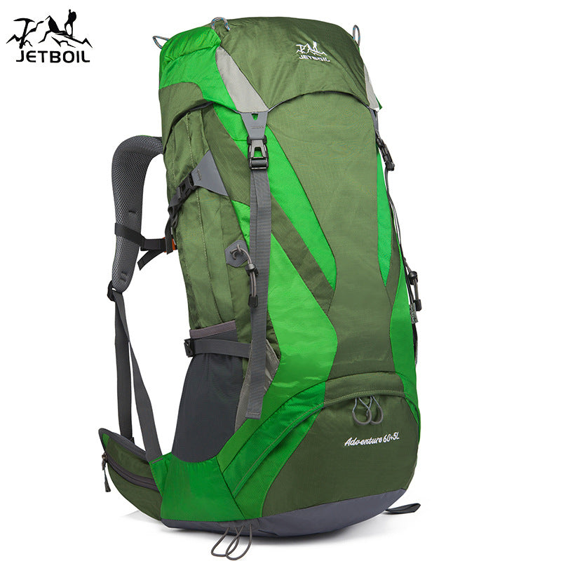 Men's Hiking With Rain Cover Large Capacity Backpacks