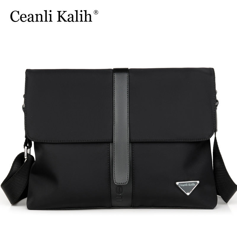 Men's Single Trendy Oxford Cloth Canvas Business Men's Shoulder Bags