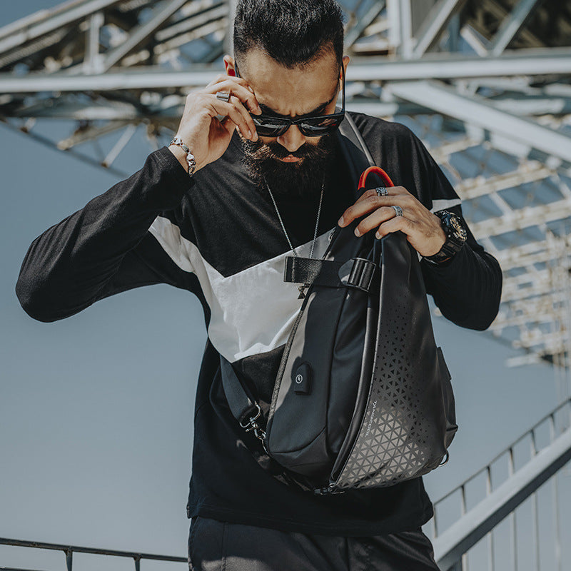 Men's Versatile Trendy Waterproof Multifunctional For Bags