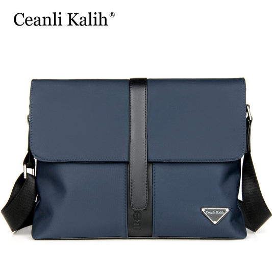 Men's Single Trendy Oxford Cloth Canvas Business Men's Shoulder Bags