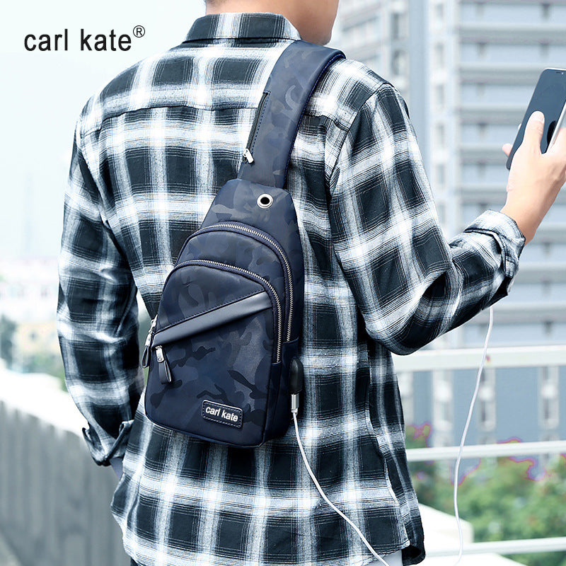 Men's Stylish Attractive Cool Nylon Fashion Men's Shoulder Bags