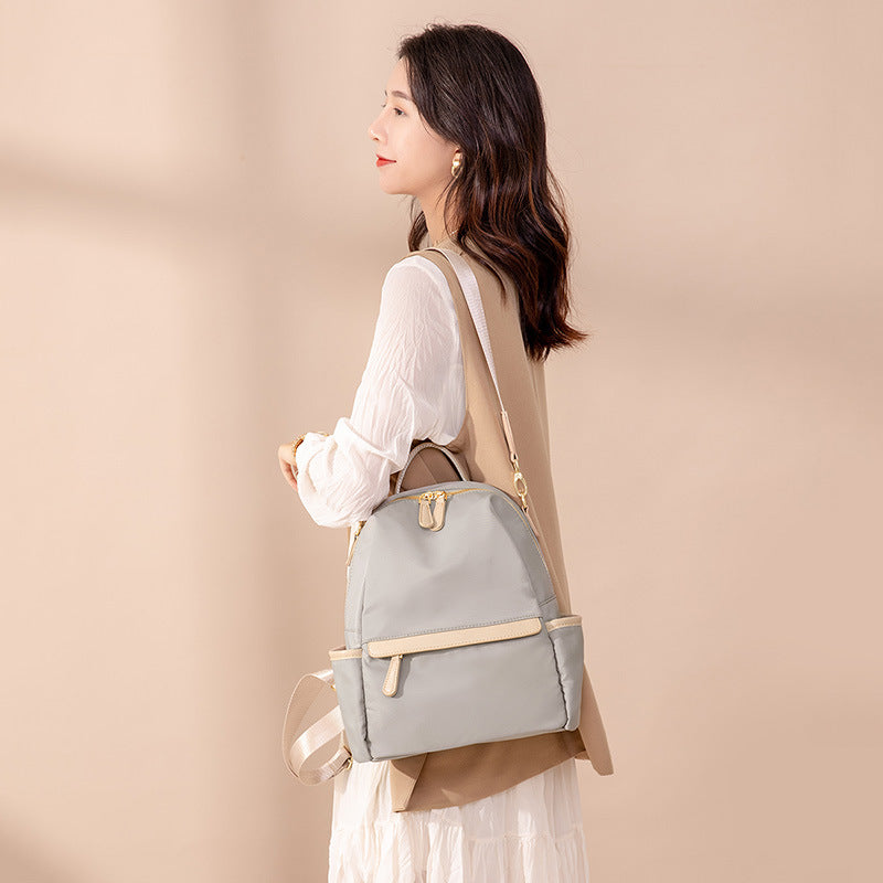 Women's Oxford Cloth Korean Fashion Canvas Large Backpacks