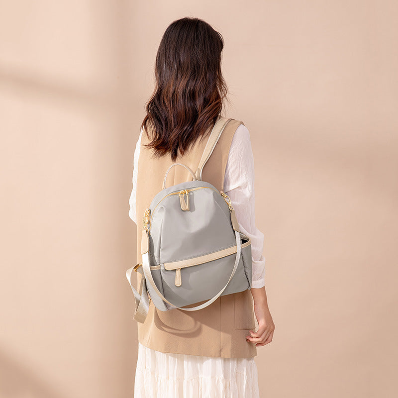 Women's Oxford Cloth Korean Fashion Canvas Large Backpacks