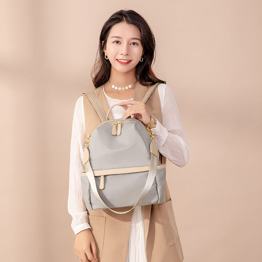 Women's Oxford Cloth Korean Fashion Canvas Large Backpacks