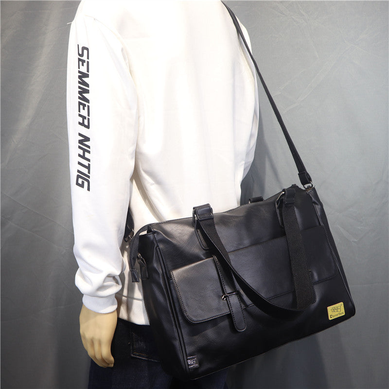 Men's Three Boxes Fashion Business One Big Men's Shoulder Bags
