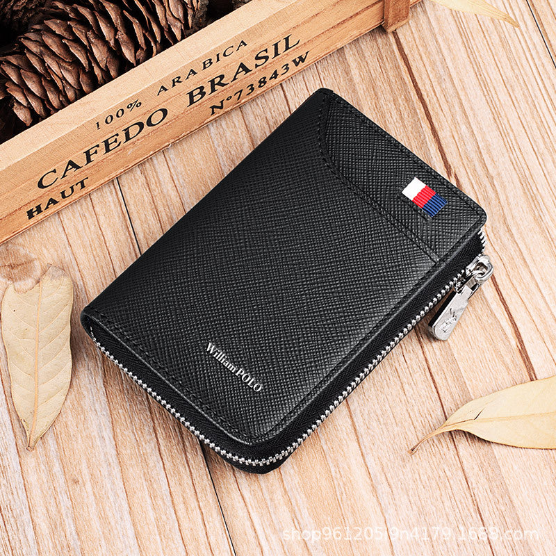 Men's Paul Business Genuine Leather Large Capacity Card Holder