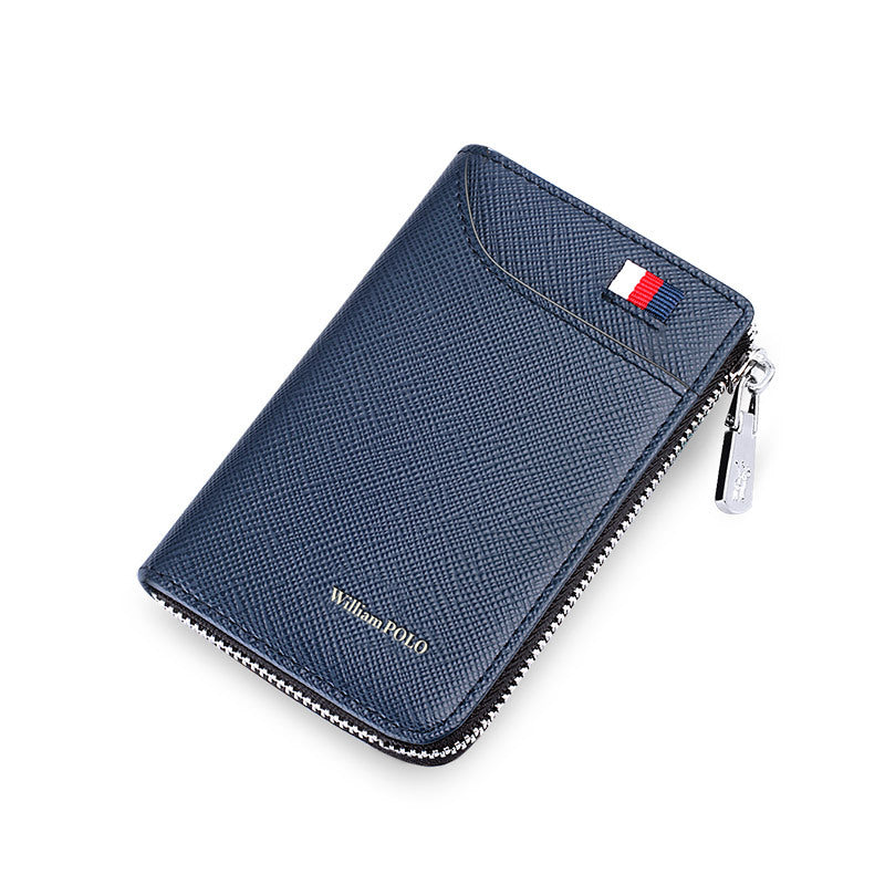 Men's Paul Business Genuine Leather Large Capacity Card Holder