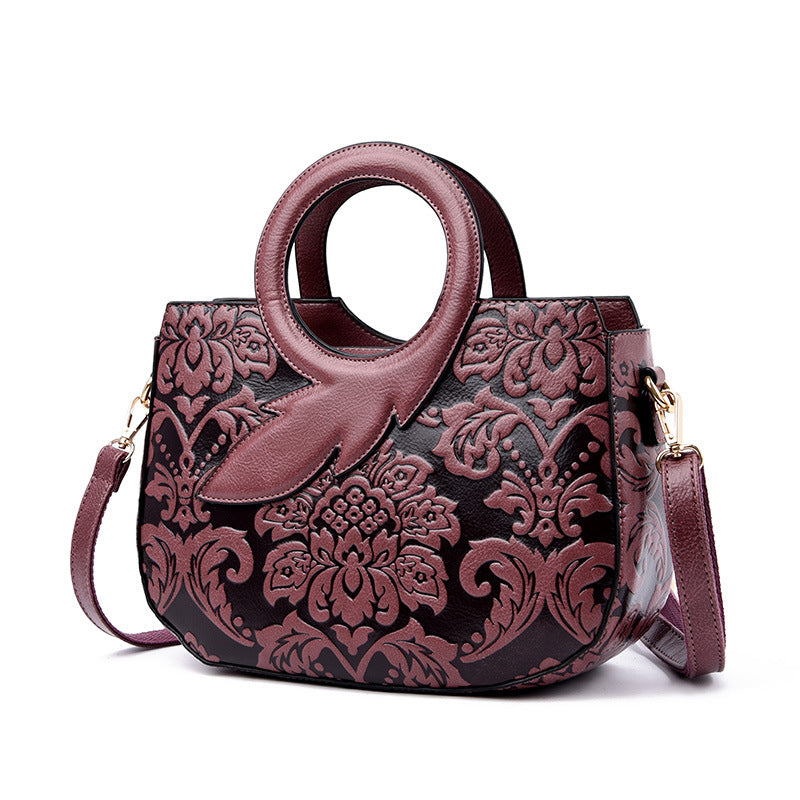 Women's Chinese Style Retro Flower Fashion Handbags