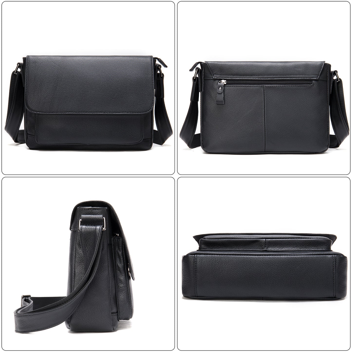 Men's Business Leather Cover Commuting Commuter Style Bags
