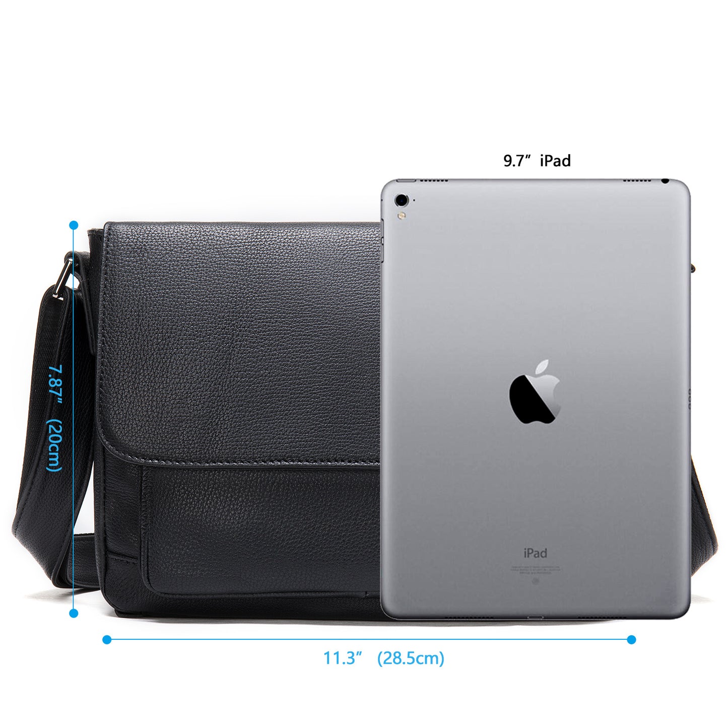 Men's First Layer Cowhide Korean Fashion Men's Shoulder Bags