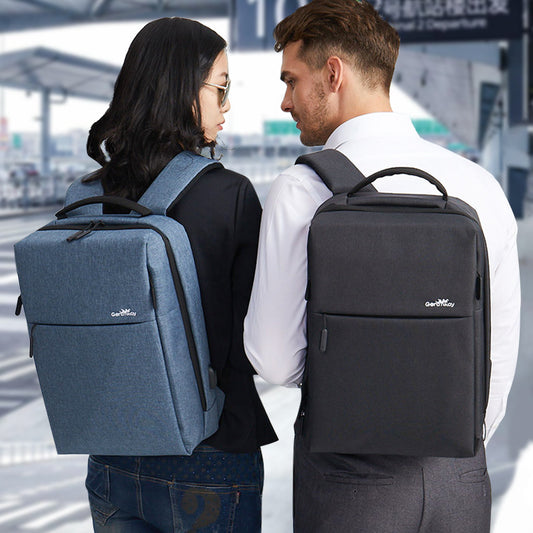 Women's & Men's & Large Capacity Solid Color Canvas Backpacks