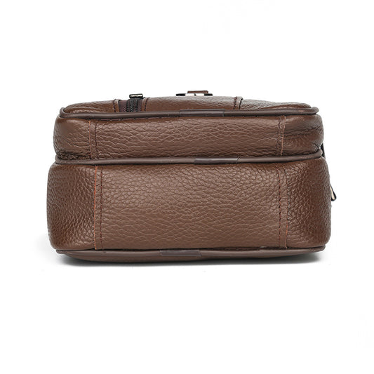 Men's Creative Fashion Rand Leather Retro Men's Shoulder Bags