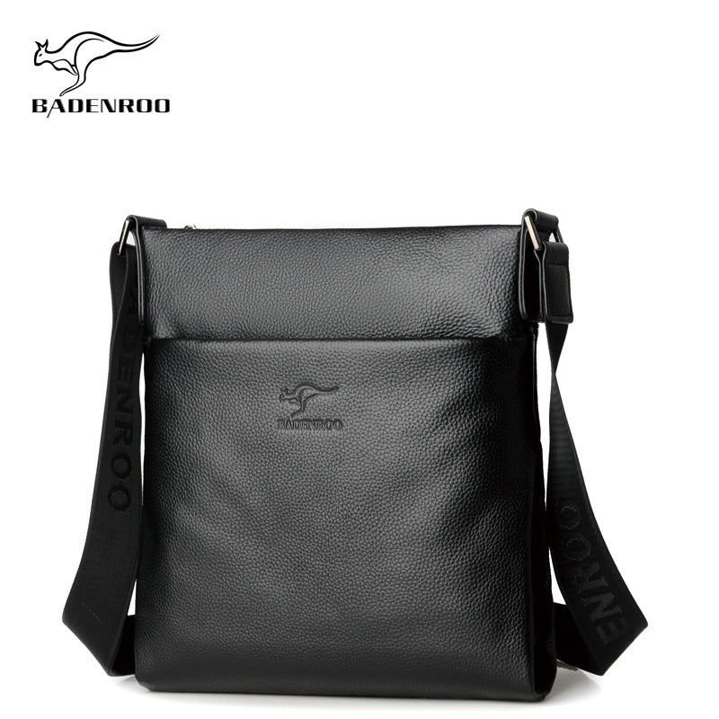 Men's Business Genuine Leather Vertical Soft Korean Men's Shoulder Bags