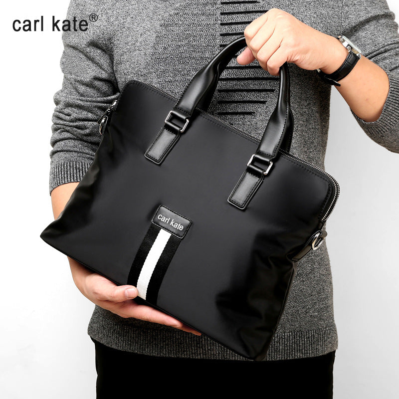 Men's Horizontal Oxford Cloth Business Computer Men's Handbags