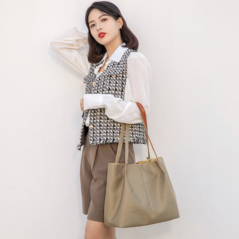 Women's Canvas Nylon Large Capacity Oxford Cloth Shoulder Bags