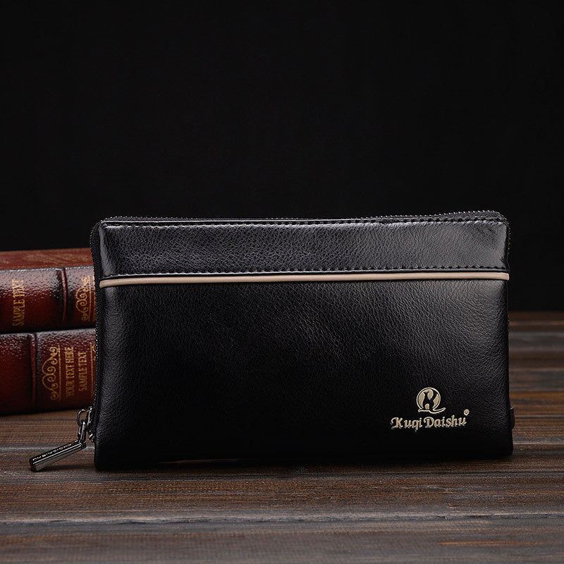Men's Business Full Leather One Combination Horizontal Men's Messenger Bags