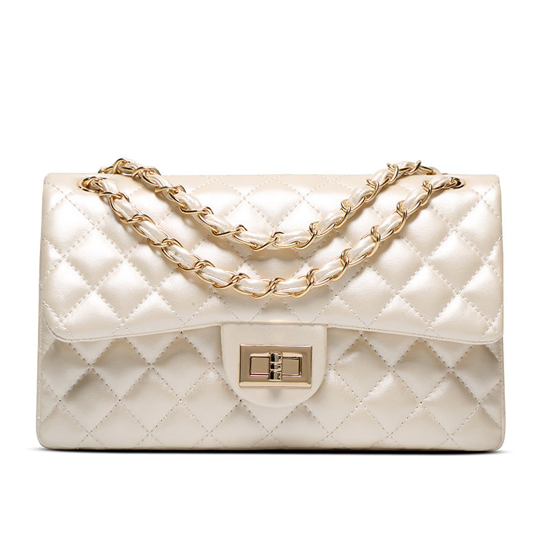 Women's Pretty Comfortable Fashionable Rhombus Chain Shoulder Bags