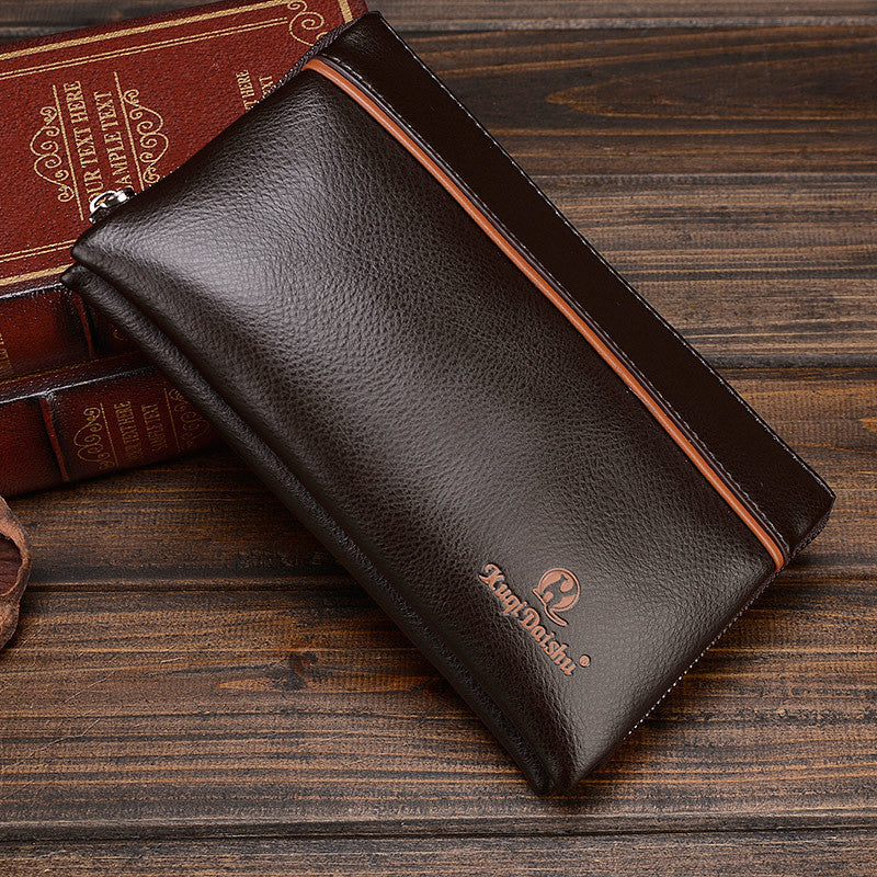 Men's Business Full Leather One Combination Horizontal Men's Messenger Bags