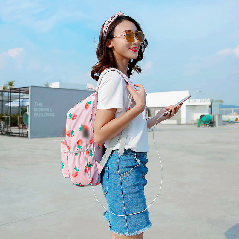 Women's Diaper Cute Mother Female Large Capacity Backpacks