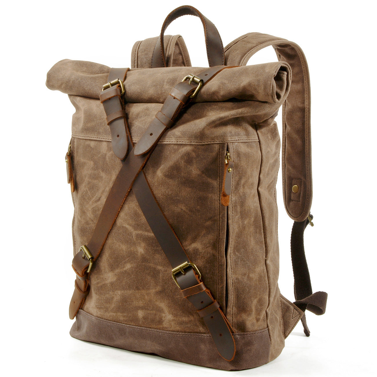 Men's Retro Waterproof Back Shiralee Hiking Computer Backpacks