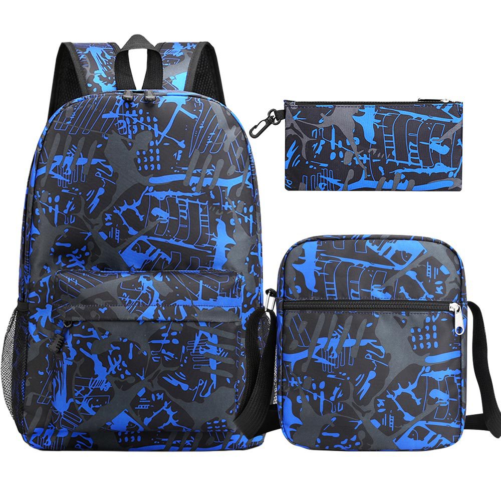 Women's & Men's & Popular Starry Sky Youth Three-piece Backpacks