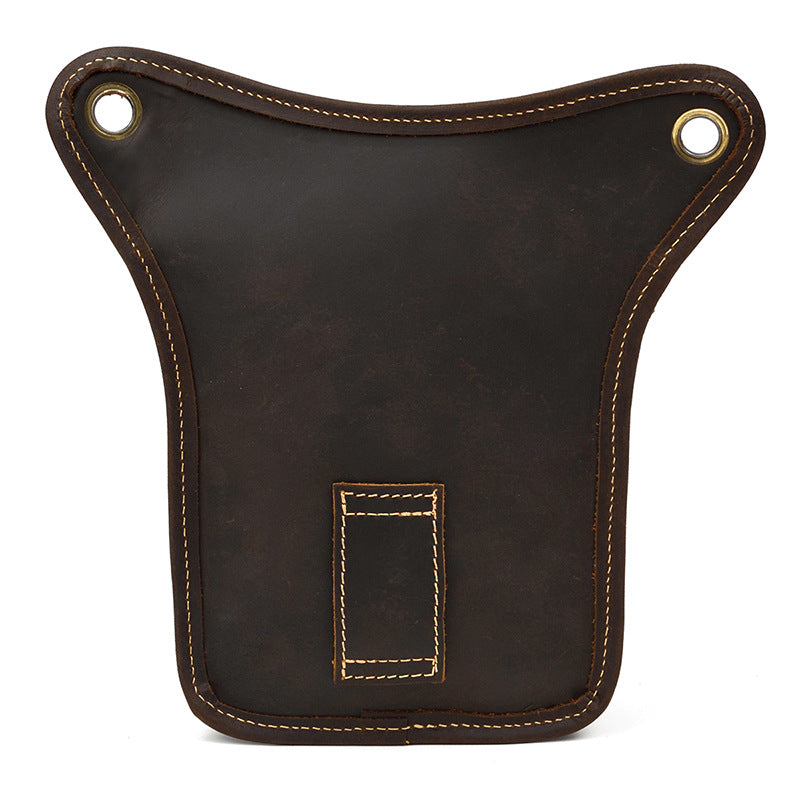 Men's Leather Pocket Crazy Horse Leg Leisure Men's Waist Packs